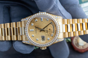 Rolex | Day-Date | 118388 | Yellow gold | 36 mm | Yellow gold | Champagne | Automatic