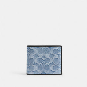 3-In-1 Wallet In Loved Signature Denim