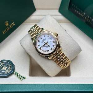Rolex | Datejust | 279178 | Yellow gold | 28 mm | Yellow gold | White | Automatic
