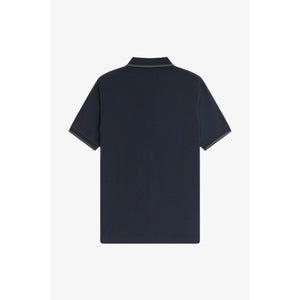 Crepe Zipped Short-Sleeve Polo Shirt