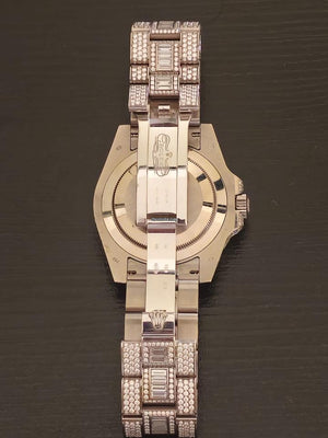 Rolex | GMT-Master II | 116769TBR - factory Dimond set | White gold | 40 mm | White gold | White | Automatic