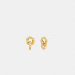 Interlock Drop Earrings
