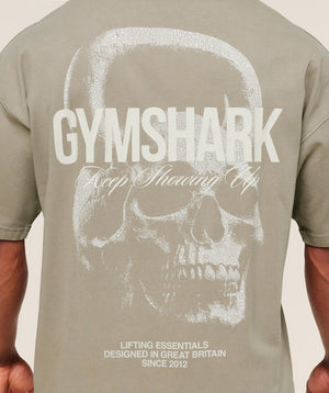 Gymshark Deadweight T-Shirt - Linen Brown