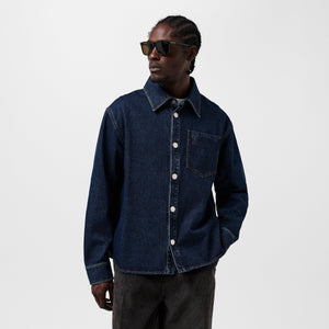 Long-Sleeve Denim Shirt
