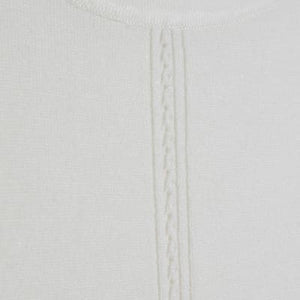 White Knitted Vest Top