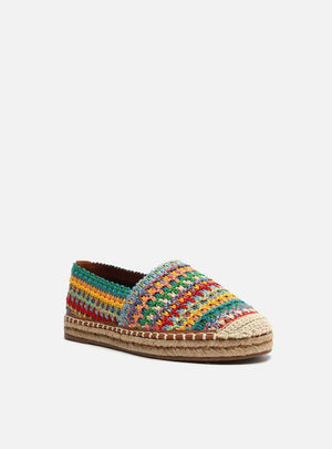 Colorful Crochet Espadrille Sandal