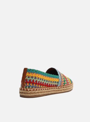 Colorful Crochet Espadrille Sandal