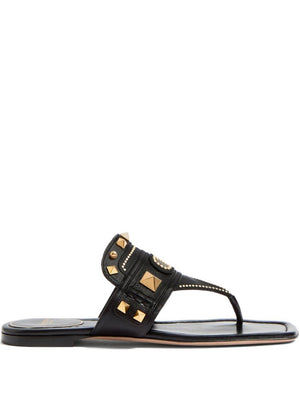 Plaster Caster leather sandals