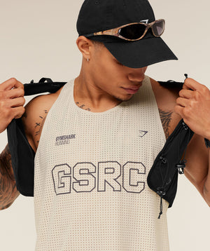 Gymshark Running Elite Race Vest - Pebble Grey