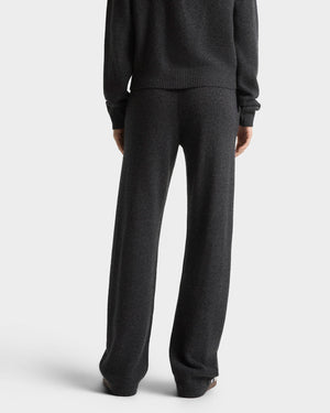 SRC Cashmere Trousers - Dark Grey/White