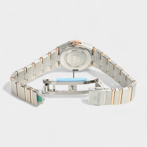 Omega Constellation Quartz Manhattan / Steel&Rose gold / 25 mm / Papers / 131.25.25.60.52.001