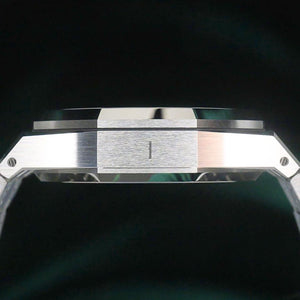 Audemars Piguet MINT COMPLETE SET Royal Oak Selfwinding Green Dial Stainless Steel Bracelet 26240 ST
