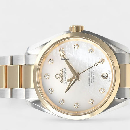 Omega Seamaster Aqua Terra Co-axial Steel&Yellow gold / 38.5 mm Box&Papers 231.20.39.21.55.004