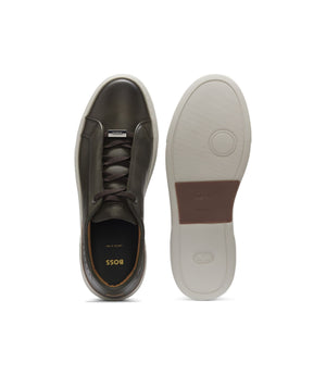 Boss Gary Trainers With Hidden Laces Dark Green Dark Green