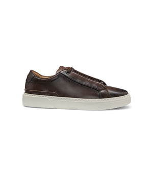 Boss Gary Trainers With Hidden Laces Dark Brown Dark Brown