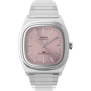 Timex Automatic 1983 E Line 34mm Stainless Steel Expansion Band Watch