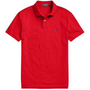 Polo Ralph Lauren Men Red Solid Cotton T-shirt