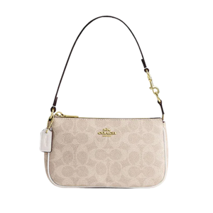 Coach Nolita 19 In Signature Canvas Signature Canvas-Gold-Sand-Chalk