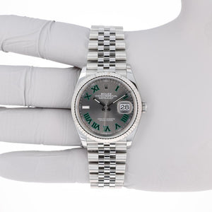 Rolex | Datejust | 126234 | Steel | 36 x 44 mm | Steel | Grey | Automatic