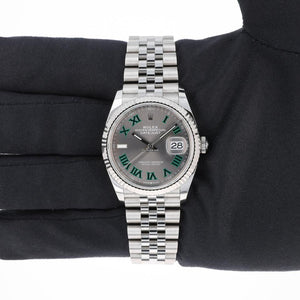 Rolex | Datejust | 126234 | Steel | 36 x 44 mm | Steel | Grey | Automatic