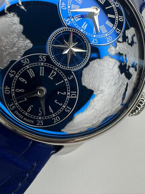 Jacob & Co.The World Is Yours Dual Time Zone Blue Full set