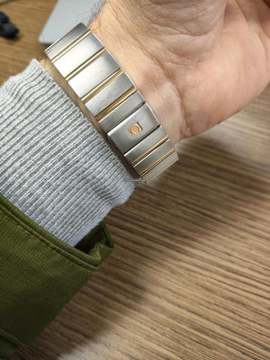 Omega Constellation Men Gold Steel