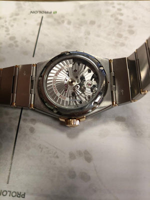 Omega Constellation Men Gold Steel