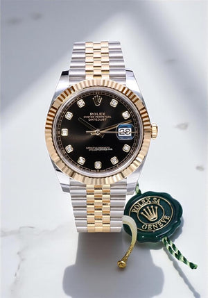 Rolex | Datejust | 126333 | Gold/Steel | 41,5 mm | Gold/Steel | Black | Automatic