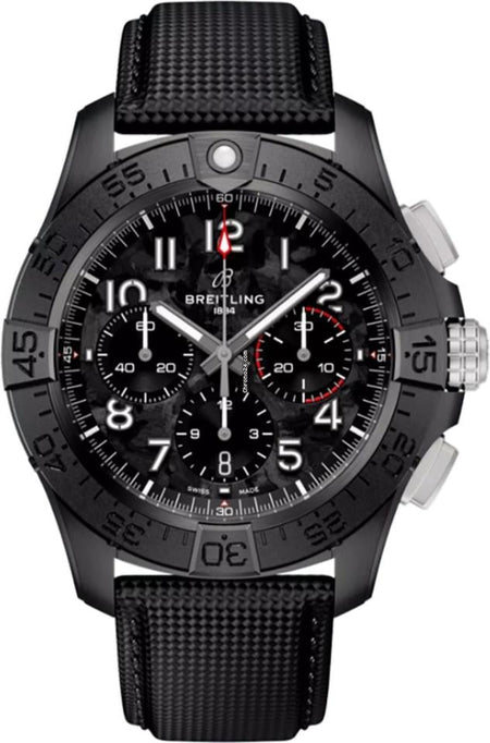 Breitling Avenger B01 Chronograph 44mm Night Mission Black Camo Dial Men's Watch SB0147101 B1 X1 Complete Full Set