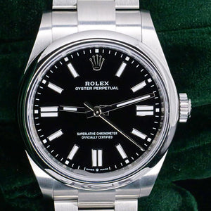 Rolex | Oyster Perpetual | 134300 | Steel | Steel | Black | Automatic