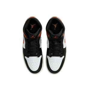 Nike Air Jordan 1 Mid Black Toe Starfish