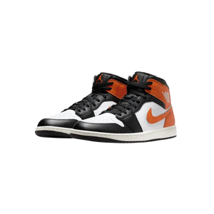 Nike Air Jordan 1 Mid Black Toe Starfish