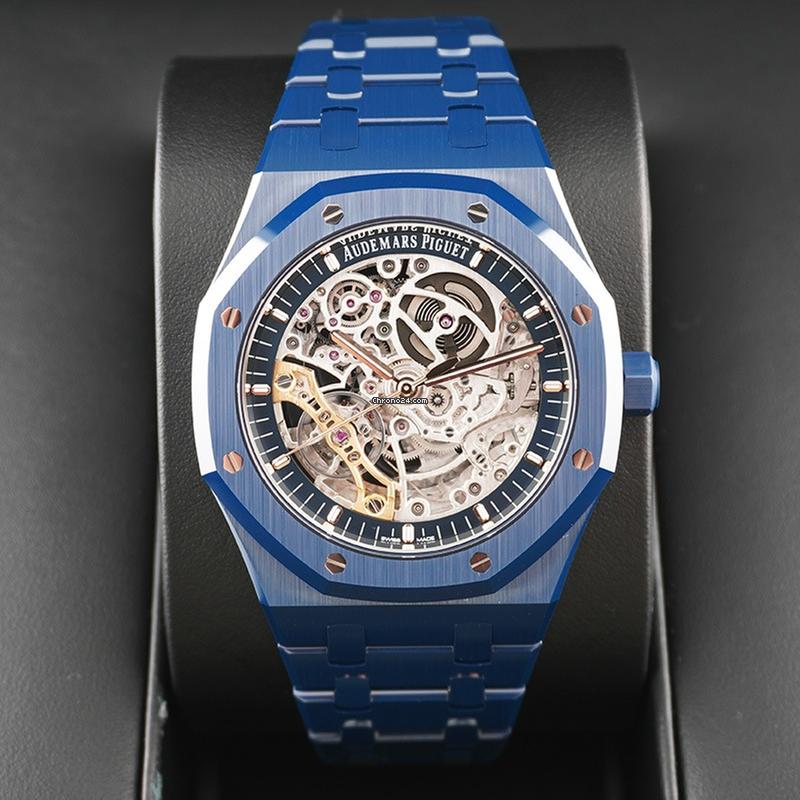 Audemars Piguet Double Balance Wheel Openworked Bleu Nuit Nuage