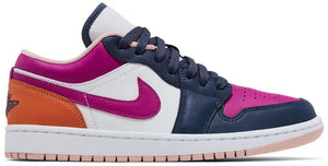 Air Jordan 1 Low SE 'Mismatched - Purple Magenta' (W)