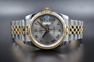 Rolex | Datejust | 116233 | Gold/Steel | 36 mm | Gold/Steel | Grey | Automatic