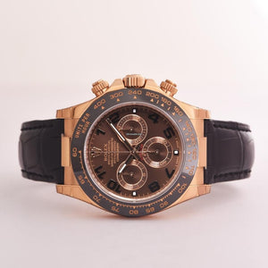 Rolex | Daytona | 116515ln | Rose gold | 40 mm | Leather | Brown | Automatic