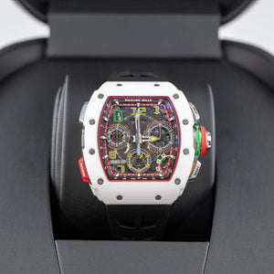Richard Mille Quartz Tpt Automatic Split Seconds Rm65-01 White NTPT