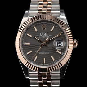 Rolex | Datejust | 126331 | Steel | 41 mm | Rose gold | Grey | Automatic