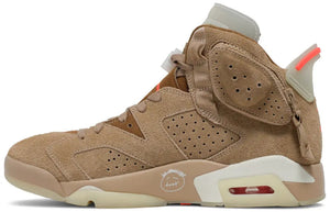 AIR JORDAN 6 RETRO TRAVIS SCOTT BRITISH KHAKI SPECIAL BOX
