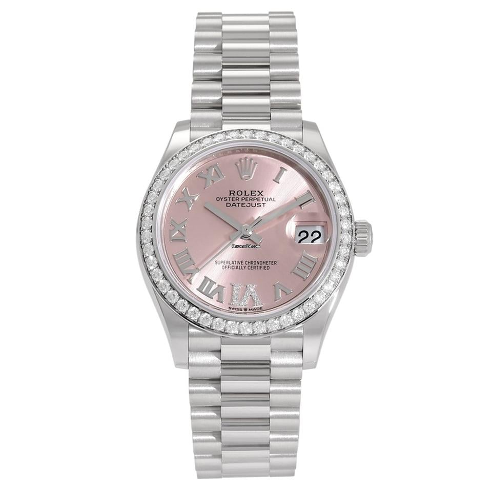 Rolex | Datejust | 278289RBR | White gold | 31 mm | Pink | Automatic
