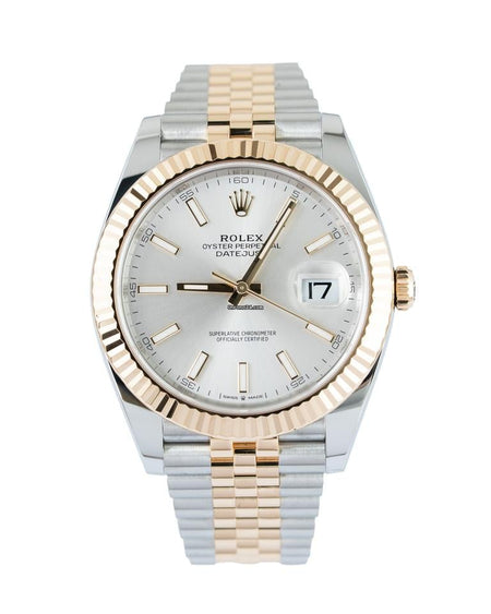 Rolex | Datejust | 126333 | Gold/Steel | 41 mm | Silver | Automatic