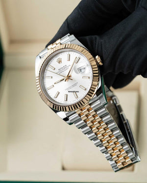 Rolex | Datejust | 126333 | Gold/Steel | 41 mm | Silver | Automatic