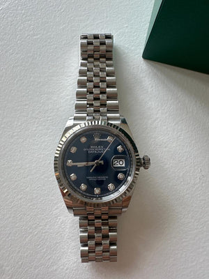 Rolex | Datejust | 4D4844CB | Steel | 36 mm | Steel | Blue | Automatic