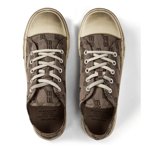 BALENCIAGA  Paris Monogram Low Trainers grey/brown