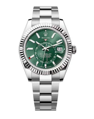 Rolex Sky-Dweller336934 New 2025 Complete Oyster Mint Green Dial Men's 42mm Sale