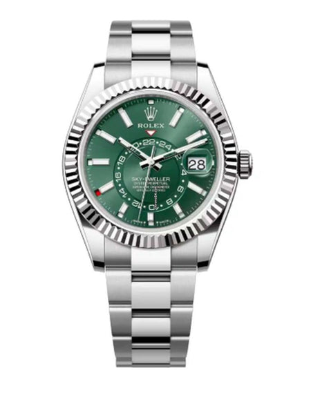 Rolex Sky-Dweller336934 New 2025 Complete Oyster Mint Green Dial Men's 42mm Sale