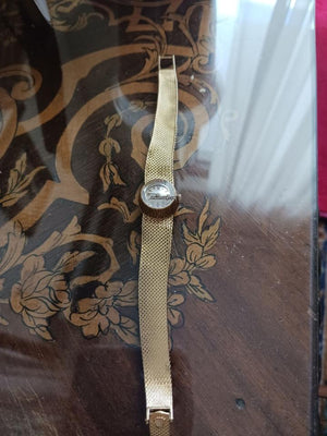 Rolex | Precision | 8789 | Yellow gold | 17 mm | Leather | Gold | Manual winding