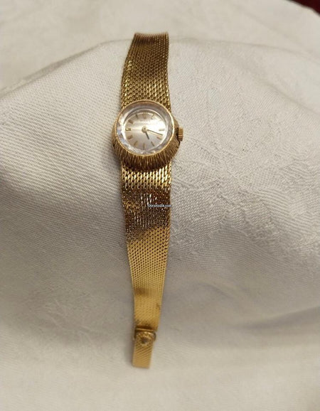 Rolex | Precision | 8789 | Yellow gold | 17 mm | Leather | Gold | Manual winding