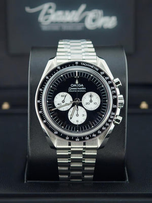 Omega Speedmaster Professional Moonwatchbasel one Speedmaster Moonwatch reverse panda 5 years international warranty sapphire crystal