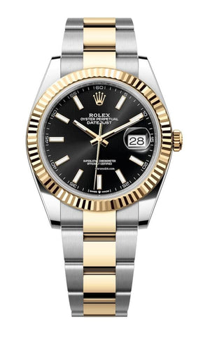 Rolex | Datejust | 126333 | Steel | 41 mm | Yellow gold | Black | Automatic